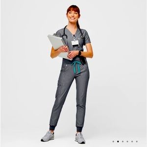 Graphite Grey Figs scrubs.